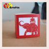 Square small wedding decoration elephant red chocolate favor gift packaging box