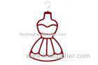 Fashion Red Dress Skirt Shape Flocked Scarf Hanger 495*290*5.5mm