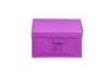 Pretty Purple T-shirt / trousers / Sweater Organizer Clothes Storage Boxes For Wardrobes