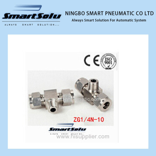 Tee Union Stainless Steel Connector Fittings