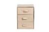 3 Drawer Bedroom Storage Boxes Clothing Organizer With Cloth Handle Bar