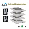 Saful TS-YP815 Recording Function 8 Inch Color Wired Video Door Intercom With IR Camera Support MAX 64G SD Card