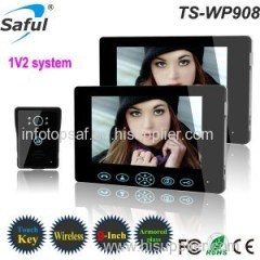 safulTS-WP908 1V2 2.4GHz Digital 9 inch Wireless Video Door Phone