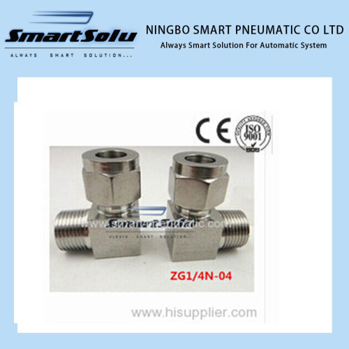 Stainless 90 Compression Adapter Straight terminal fittings