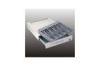 RS232 Heavy Duty Cash Box 4 Bill 8 Coin / Cash Register Electronic Double Row Tray