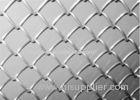 Decorative Heavily Coating Privacy Chain Link Fence 2'' Rust Resistance