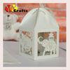 Elephant shape wedding cake boxes decorations party favors with free logo