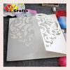 European wedding invitation card laser cut heart style wedding invitation cards