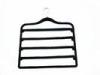 Women / Mens Velvet Trouser Hangers Space Saver Clothes Hangers With 5 Lines