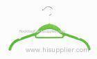 Stylish 420mm Velvet Shirt Hangers Colored Clothes Hangers With Chrome Plated Hook