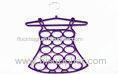 Popular Dress Shaped Wardrobe Space Saver Hangers Purple For Home