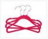 Stylish Colored Space Saving Clothes Kids Velvet Hangers For Wardrobe