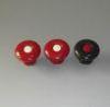 One Hole Distance Cabinet Kitchen Door Knobs Red / Black Color