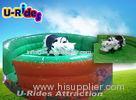 Dairy Cows Shape Rodeo Bull Machine Inflatable Games For Kids 1500W
