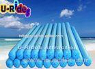 Blue Columnar Inflatable Swim Buoy / Commercial Inflatable Buoy For Adults