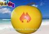 Round Yellow Apple Shape Inflatable Water Games Buoys Rental 4M Diameters