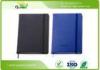 Delicate PU Leather Cover Custom Embossed Notebook with Pens Elastic Band