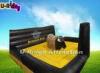 5m Black Square Mat Mechanical Rodeo Bull Automatic AC 220V For Rental
