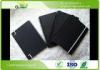 Custom Ruled Black Cardboard Hardcover Spiral Notebookfor School / Office