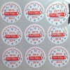 Custom Date Warranty Sticker If Seal Broken Printing Anti-theft Adhesive Warranty Destructible Paper Label