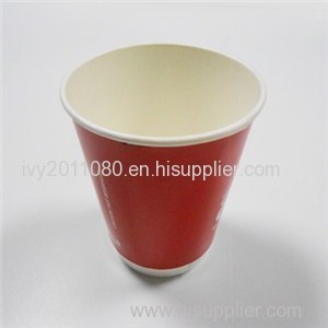 Red Double Wall Paper Cups