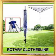 4-Arm Adjustable Garden Use Rotary Clothes Dryer