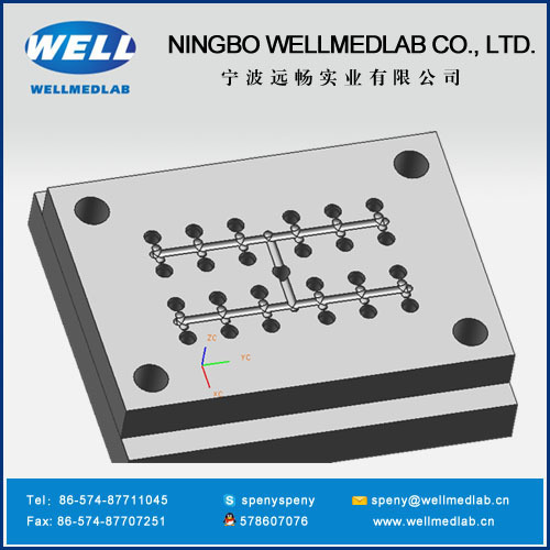 Y Connector Circle Ring Plastic Injection Moldings