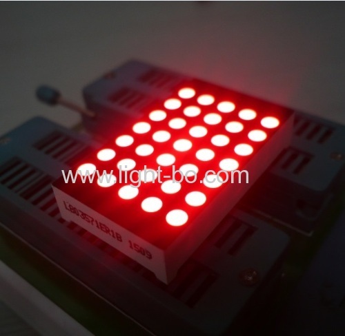 Ultra Red 5 x 7 LED Dot Matrix LED Display 3mm for Elevator position indicator