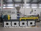 Conical twin screw extruder Plastic Granulator Machine Pull strap pelletizer