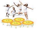 OEM Mini trampoline rebounder fitness exercise bouncer round workout indoor outdoor