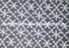 Garment Polyester Geometric Sewing Lace Fabric Square Snow Pattern 1.35M