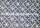 Garment Polyester Geometric Sewing Lace Fabric Square Snow Pattern 1.35M