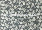 Floral Knitted White Net Lace Fabric Trimmings With Sun Flower Pattern