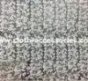 1.35M Applique Mesh Netting Fabric / Bridal Lace Fabric For Wedding Dresses