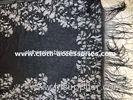 Women Tunic Lace Fringe Trim / Black Lace Trimming Abstract Pattern