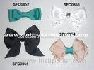 Bowknot Green Fabric Flower Corsage Prom Gross Grain For Teenage Hair Bows