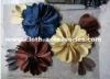 Big Blue And Yellow Silk Fabric Flower Corsage Polyester Satin SGS / BV / ITS