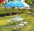 Trail Aluminium Portable Foldable Picnic Table For BBQ With MDF board