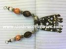 Copper Colored Handmade Beaded Necklaces Vintage Style 15cm Length