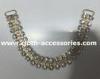 35cm CrystalClear Handmade Beaded Necklaces Diamond Shape For Wedding