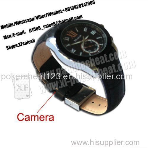 XF One To One New Leather Watch Camera For AKK30 Poker Analyzer|CVK350|CVK350C|AKK40 And Poker Cheat