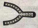 Y Shape Black Beaded Neck Trim 25CM 15CM for Wide Shoulder Dress