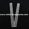 Shinning Silver Plated V Shape Metal Buckles Nickel Free For Evening Dress