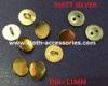 11mm Custom Metal Sewing Buttons / Zinc Alloy Button For Lady Dress