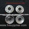 Anti - Silver Zink Alloy Custom Clothing Buttons Nickle Free for Denim Jeans