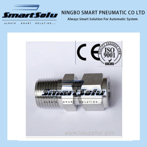 Double Ferrule High Pressure Stainless Steel Fitting