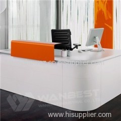 Small L Shape 1 Person Reception Desk