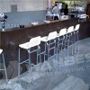 Corian Blue Restaurant Table With Inlays