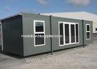 Safe And Secure Flat Pack Container House With Windows Movable Living Container Homes