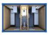 Sandwich Panel Flat Pack Modular Homes With Two Bed And One Toilet